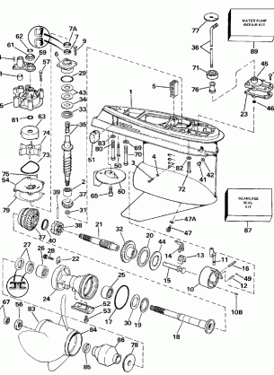 GEARCASE - COUNTER ROTATION