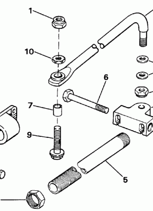 DUAL CABLE STEERING CONNECTOR KIT-PARALLEL ENTRY