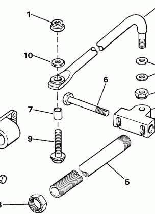 DUAL CABLE STEERING CONNECTOR KIT-PARALLEL ENTRY