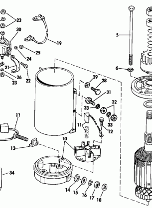 ELECTRIC STARTER & SOLENOID AMERICAN BOSCH 08142-23-MO30SM