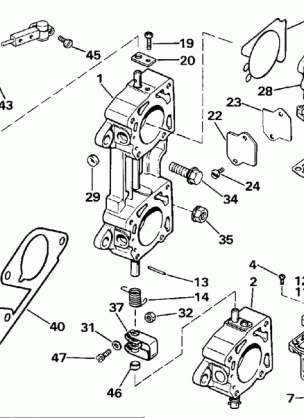 CARBURETOR AND LINKAGE