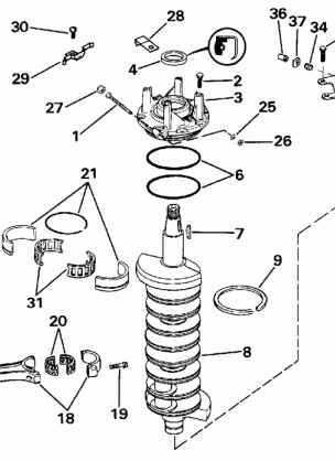 CRANKSHAFT & PISTON