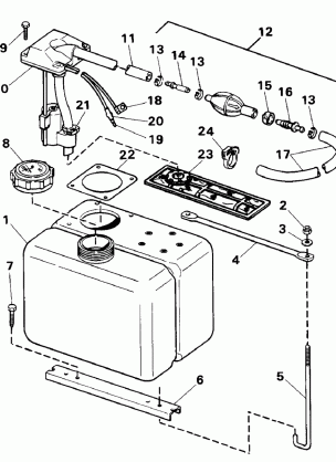 VRO OIL TANK KIT-1.8 GALLON