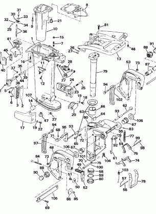 MIDSECTION - 30 & 35 MODELS ONLY