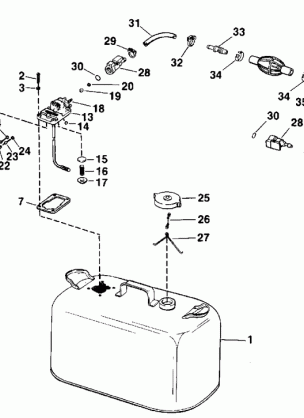 FUEL TANK WITH GAUGE