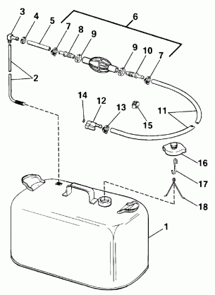 FUEL TANK WITHOUT GAUGE