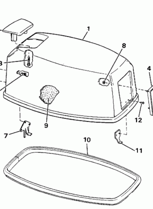 ENGINE COVER - EVINRUDE