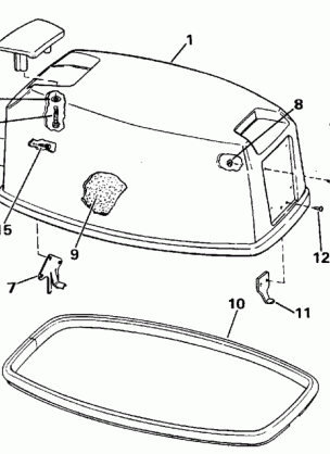 ENGINE COVER - EVINRUDE