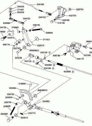 SHIFT & THROTTLE LINKAGE