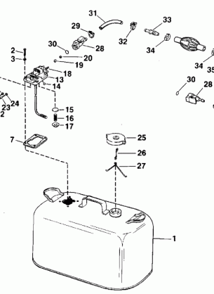 FUEL TANK WITH GAUGE