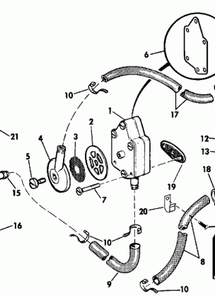 FUEL PUMP AND FILTER - ROPE START