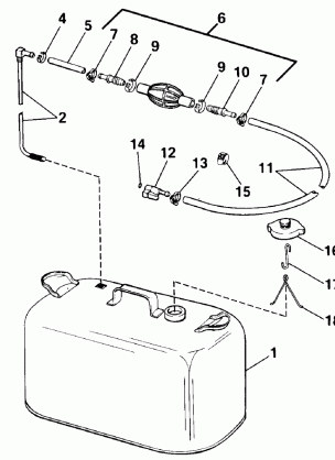 FUEL TANK WITHOUT GAUGE