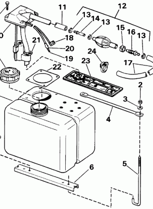 VRO OIL TANK KIT-1.8 GALLON