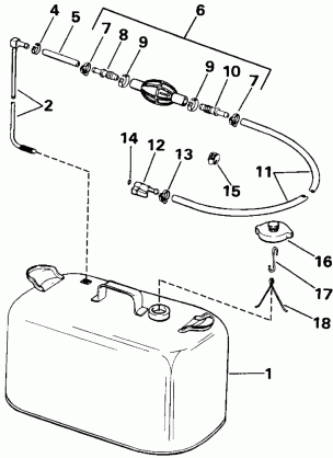 FUEL TANK WITHOUT GAUGE