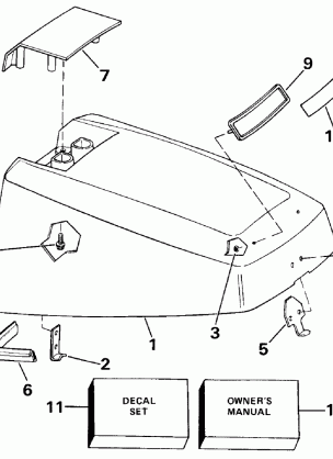 ENGINE COVER - JOHNSON