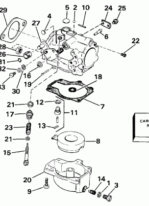 CARBURETOR LATE PRODUCTION