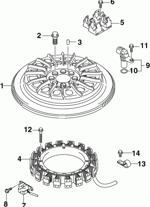 FLYWHEEL & STATOR