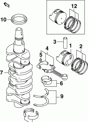 CRANKSHAFT & PISTONS