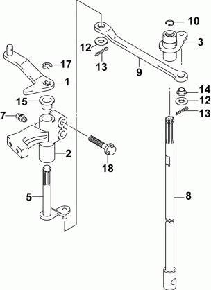 SHIFT LINKAGE Up to SN 029194