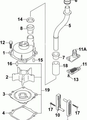 WATER PUMP Up to SN 029194