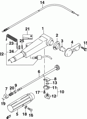 TILLER  HANDLE