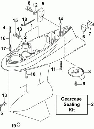 GEARCASE COUNTER ROTATION