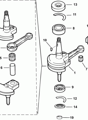 CRANKSHAFT & PISTONS