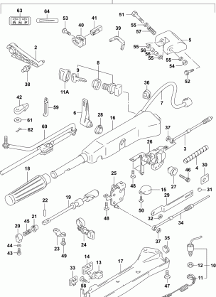 TILLER HANDLE KIT