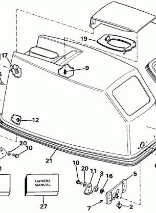 ENGINE COVER - JOHNSON