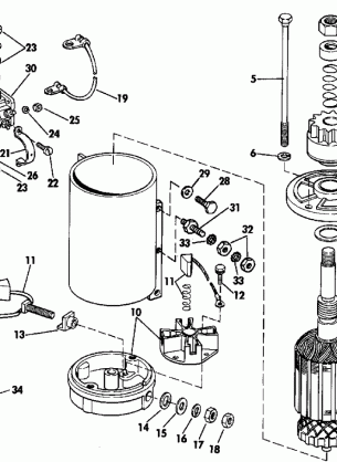 ELECTRIC STARTER & SOLENOID AMERICAN BOSCH 08142-23-MO30SM