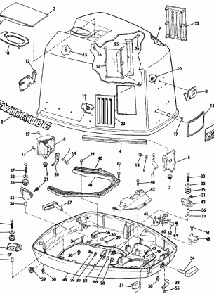 ENGINE COVER - EVINRUDE