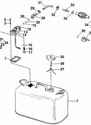 FUEL TANK WITH GAUGE