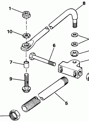 DUAL CABLE STEERING CONNECTOR KIT-PARALLEL ENTRY