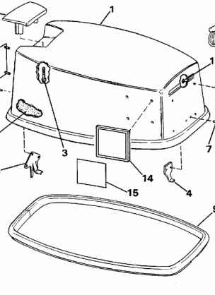 ENGINE COVER - JOHNSON