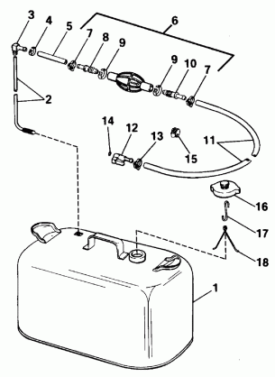 FUEL TANK WITHOUT GAUGE