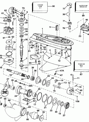 GEARCASE - STANDARD ROTATION