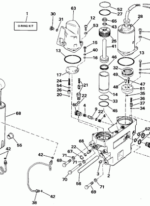 POWER TRIM / TILT HYDRAULIC ASSEMBLY