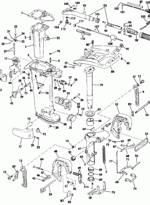 MIDSECTION - ROPE START AND TILLER ELECTRIC