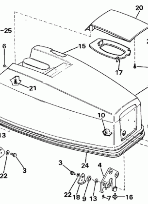 ENGINE COVER - EVINRUDE