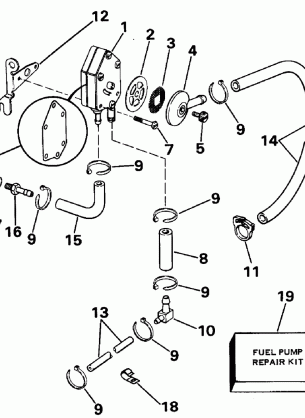 FUEL PUMP - ELECTRIC START MODELS