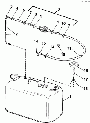 FUEL TANK WITHOUT GAUGE