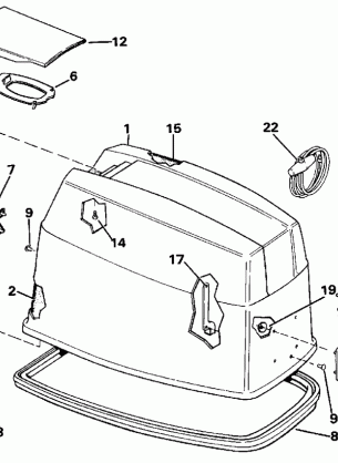 ENGINE COVER - EVINRUDE