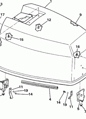 ENGINE COVER - JOHNSON