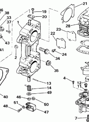 CARBURETOR AND LINKAGE