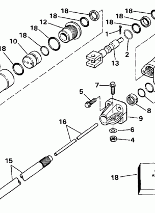 CYLINDER & VALVE ASSEMBLY