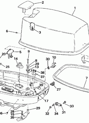 ENGINE COVER - JOHNSON