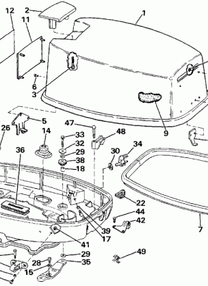 ENGINE COVER - JOHNSON