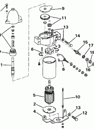 ELECTRIC STARTER BOSCH MODELS 47690-29-M030SM