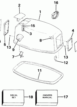 ENGINE COVER - EVINRUDE