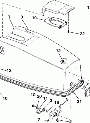 ENGINE COVER - JOHNSON